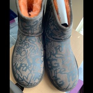Brand new UGG classic graffiti mini UGGs size 7